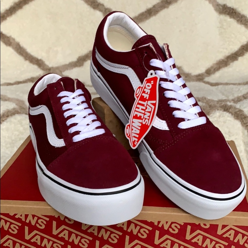 ••VANS OLD SKOOL PLATFORM Port Royale/True White W - Picture 5 of 16